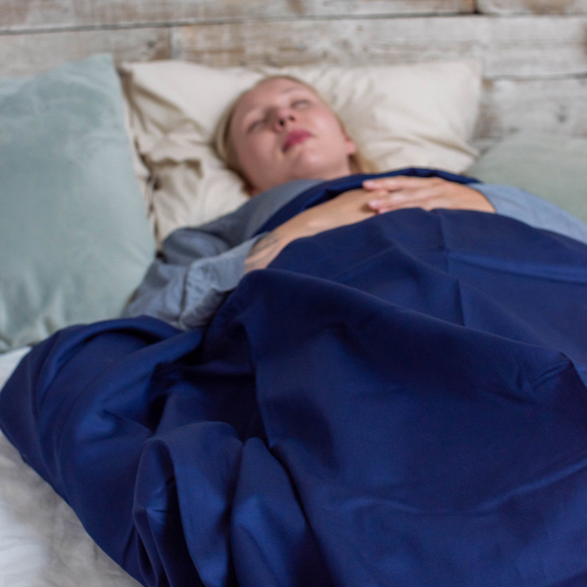 
              Polar Night Cotton duvet cover, 150x200cm